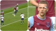 Tomas Soucek Gets Back to Defending After Braving a Gruesome Injury During West Ham vs Tottenham, EPL 2021, Fans Praise Him For Continuing Despite Heavy Bleeding (Watch Video)