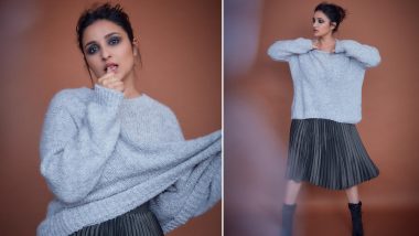 Parineeti Chopra Attempts To Pair her Sweater With a Skirt and Honestly, The End Result Is Gorgeous (View Pics)