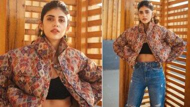 Sanjana Sanghi's Printed Puffer Jacket by Nikita Mhaisalkar Will Cost You a Hefty Sum Of Rs 35,000!