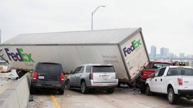 Massive Crash on Icy Texas Interstate Kills 5, Nearly 100 Vehicles Crash Into Each Other (See Pics)