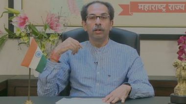 Uddhav Thackeray Warns of Complete Lockdown in Maharashtra if COVID-19 Situation Worsens, Urges People To Wear Masks and Maintain Social Distancing