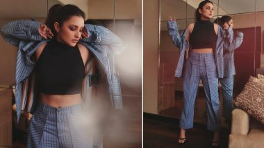 Parineeti Chopra's Semi-Formal Outfit for The Girl On The Train Promotions Gets a Thumbs Up From Us (View Pics)