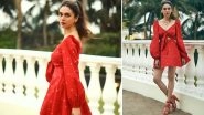 Yo or Hell No? Aditi Rao Hydari's Little Red Dress By Pink Porcupines