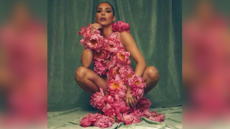Kim Kardashian is Busy Redefining the Term 'Flower Power'! Check Out Her Hot Pic