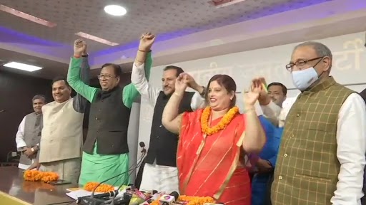 Bihar | Nutan Singh, Lok Janshakti Party MLC, Joins BJP