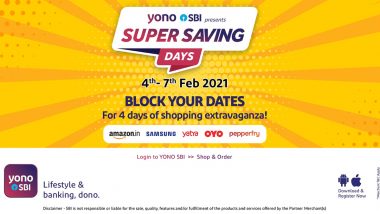 SBI Yono Super Saving Days: Up to 50% Off on Hotel Booking, 10% Off on Flight Booking; 15% Discount on Samsung Phones & More