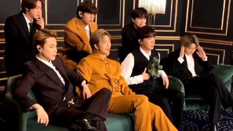 K-Pop BTS' 'That Moment' When They Lost Grammys 2021 to Ariana Grande and Lady Gaga Captured in a Video and Now the ARMY Cannot Get Enough of It!