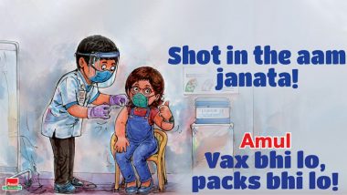 Amul Shares Topical Ad on CoWin Vaccination Drive, Says 'Vax Bhi Lo, Packs Bhi Lo'