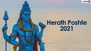 Herath Poshte 2021 HD Images and Mahashivratri Messages: WhatsApp Stickers, Maha Shivaratri Telegram Wishes, Facebook Greetings and Signal Photos to Celebrate the Auspicious Festival