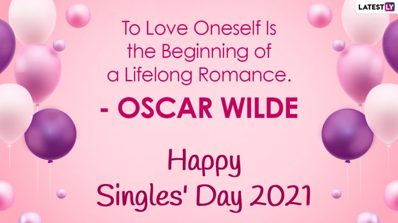 National Singles Day 2021 Quotes: Fun Being Solo Sayings, Slogans and HD Images For Happily Single People