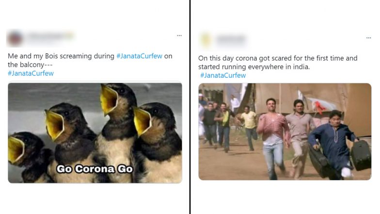 One Year of Janata Curfew: Twitterati Recalls 'Thaali Bajao' Hilarious Videos of Covidiots With 'Go Corona Go' Funny Memes and Jokes