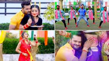 Latest Bhojpuri Holi 2021 Song: Khesari​ Lal Yadav's 'Holiya Me Hili' Is Going Viral on YouTube Ahead of the Festival of Colours (Watch Video)