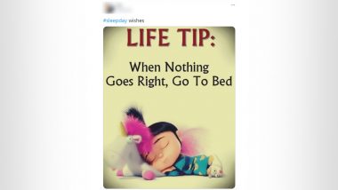 World Sleep Day 2021 Funny Memes & Jokes: Twitter Celebrates the Day with  Hilarious Posts, Wishes, Greetings, HD Images, Photos & Sleep Quotes | 👍  LatestLY