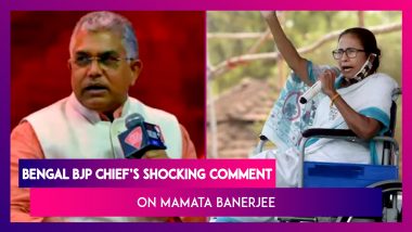 Dilip Ghosh, Bengal BJP Chief’s Shocking, Objectionable Taunt At Mamata Banerjee During West Bengal Polls 2021 Campaigning, Says 'Wear Bermudas'
