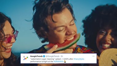 Watermelon Sugar Meaning: Do You Know the Lyrics of Harry Styles' Grammy-Winning Song ‘Watermelon Sugar’ Means Oral Sex? At Least That's What Netizens Believe! Everything You Want to Know