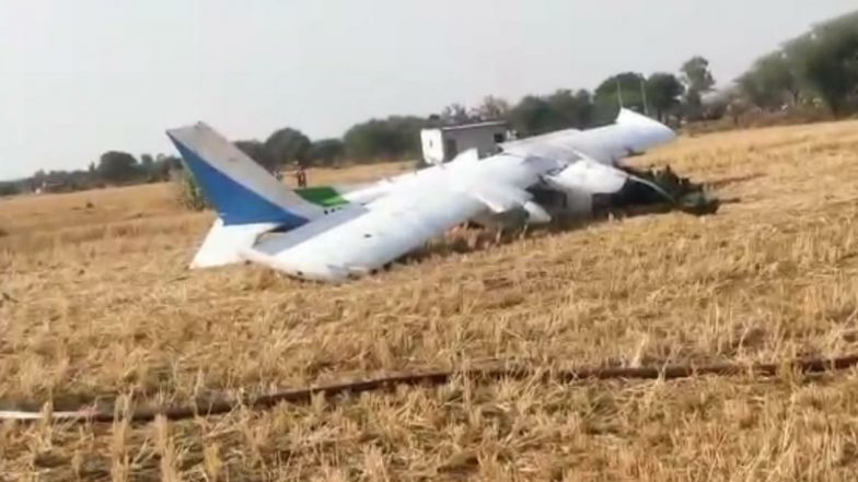 Madhya Pradesh: 3 Pilots Sustain Injuries as Aircraft Crashes in Bhopal