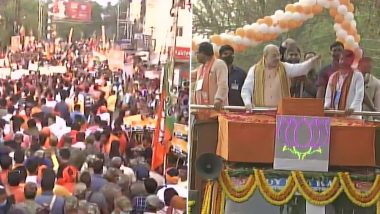 West Bengal Assembly Elections 2021: Amit Shah Holds Roadshow in Medinipur