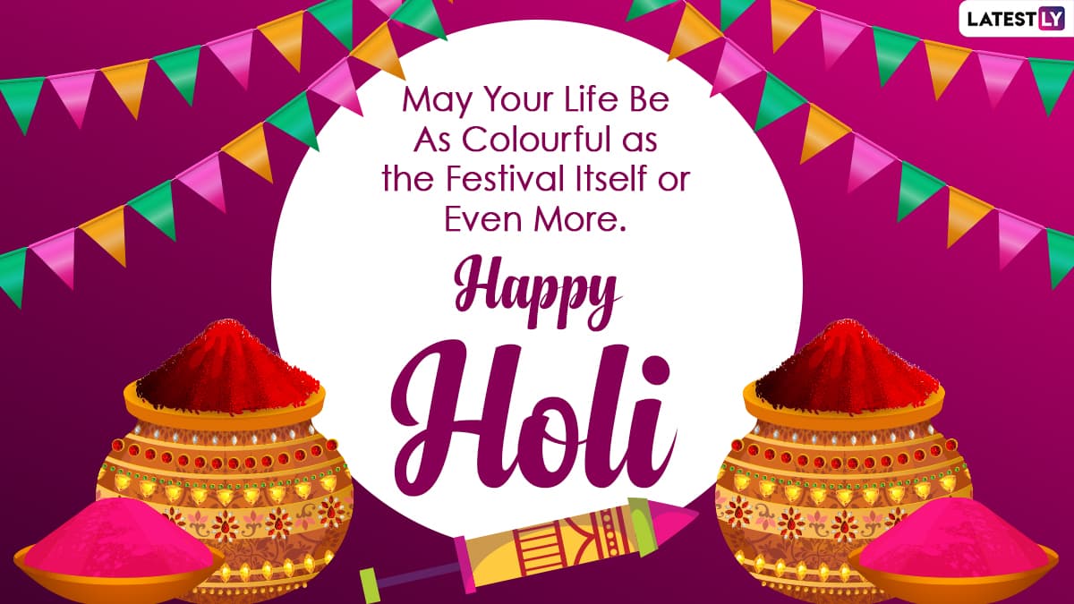 holi greetings in english