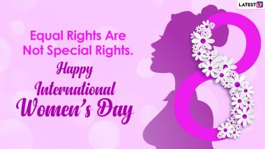 Happy Women’s Day 2021 Greetings & HD Images: WhatsApp Stickers, GIFs, Messages, Photos, Wishes, SMS and Quotes To Celebrate International Women’s Day