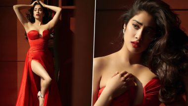 Janhvi Kapoor Is Oozing Glamour in Her Sexy Red Dress (View Pics)