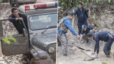 Pema Khandu Takes Road Journey From Miao to Vijaynagar by Vehicle and Foot; Arunachal Pradesh CM Shares Pictures