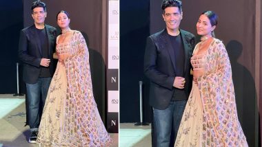 Lakme Fashion Week 2021: Hina Khan Looks like a Million Dollars in a Glitzy Manish Malhotra Lehenga! View Pic