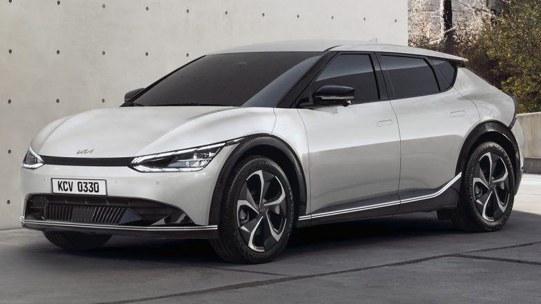 Kia EV6 Electric Car Unveiled Ahead of Its World Premiere; Check Features & Specifications