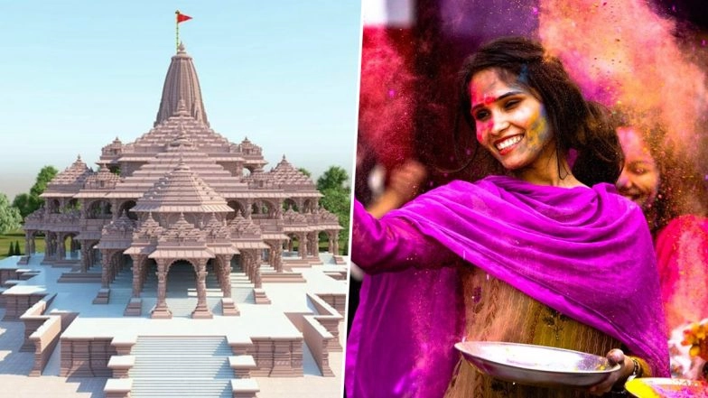 Holi 2021 in Ayodhya's Ram Mandir: Ram Janmabhoomi Temple to Celebrate Holi For First Time