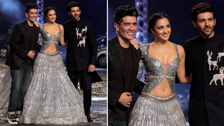 Lakme Fashion Week 2021: Kiara Advani and Kartik Aaryan Turn Showstoppers for Manish Malhotra! View Sizzling Pic