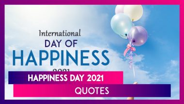 Happy World Happiness Day 2021 Wishes, Smile Quotes & Telegram HD Images to Send to Your Loved Ones