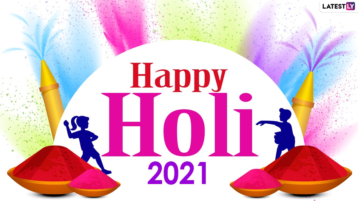 Holi Images & Dhuleti HD Wallpapers for Free Download Online: Wish Happy Holi  2021 With Latest WhatsApp Stickers, GIF Greetings and Messages | ??  LatestLY