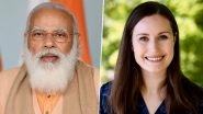 PM Narendra Modi to Hold Virtual Summit With Finland Counterpart Sanna Marin, to Exchange Views on Regional and Global Issues