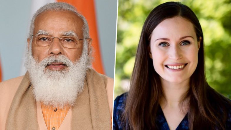 PM Narendra Modi to Hold Virtual Summit With Finland Counterpart Sanna Marin, to Exchange Views on Regional and Global Issues