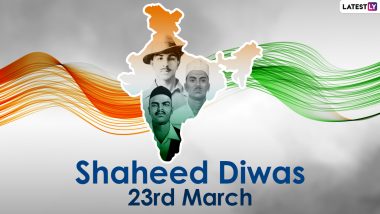 Shaheed Diwas 2021 HD Images & Wallpapers for Free Download Online: WhatsApp Stickers, Martyrs Day Facebook Messages & Quotes to Mark the Death Anniversary of Bhagat Singh, Sukhdev Thapar and Shivaram Rajguru