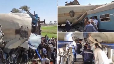 Egypt Train Accident: 32 Dead, Over 66 Injured After Two Trains Collide in Southern Province of Sohag