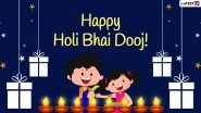 Holi Bhai Dooj 2021 Greetings, HD Images & Wallpapers: Brother-Sister Bond Quotes, WhatsApp Stickers, GIFs, Telegram Photos & Signal Messages to Celebrate the Sibling Love Festival After Holi