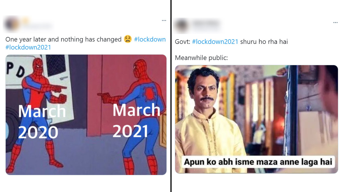 Lockdown 2021 Trends on Twitter as Scared Netizens Share Funny Memes and  Jokes! While Students Cheer, Others Get Major March 2020 Déjà Vu | 👍  LatestLY