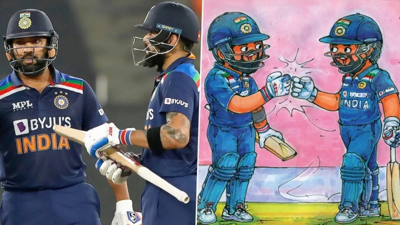 Amul Celebrates Virat Kohli and Rohit Sharma's Partnership As Indian Openers in Latest Topical