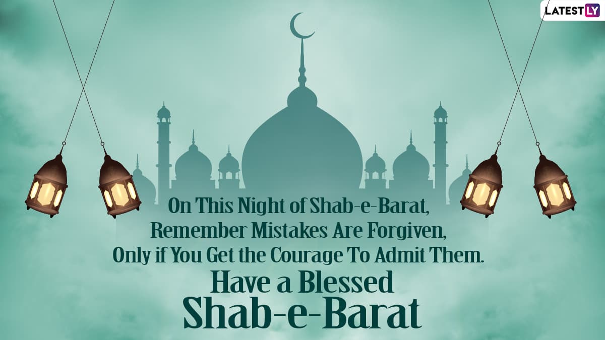 Shab-e-Barat Mubarak 2021 Greetings, Images & HD Wallpapers: Wish ...