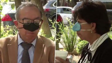 New 'Nose-Only' Mask Designed by  Researchers in Mexico for Protection While Eating & Talking Takes Over Social Media! Watch Video