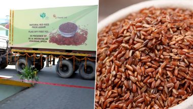 First Consignments of ‘Red Rice’ From Assam to the USA Flagged Off