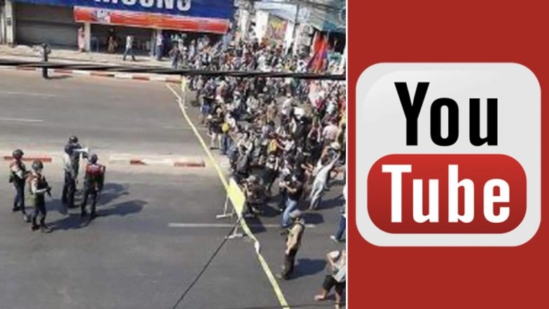 Myanmar Coup: YouTube Pulls Down 5 Military-Run Channels as South Asian Country Witnesses Deadliest Week Since Govt's Ousting