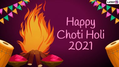 Choti Holi 2021 Wishes, Holika Dahan Messages and Happy Holi Greetings Flood Twitter to Spread Positivity & Happiness on the Festival of Colours