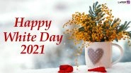 Happy White Day 2021 Messages: WhatsApp Stickers, Facebook HD Images, Signal Wishes, Romantic Quotes and Telegram Greetings to Send to Your Beau