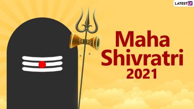 Happy Mahashivratri 2021 Wishes in Hindi: WhatsApp Stickers, Maha Shivratri Facebook Messages, Lord Shiva Telegram HD Images, Signal Greetings and GIFs to Celebrate the Great Night of Shiva