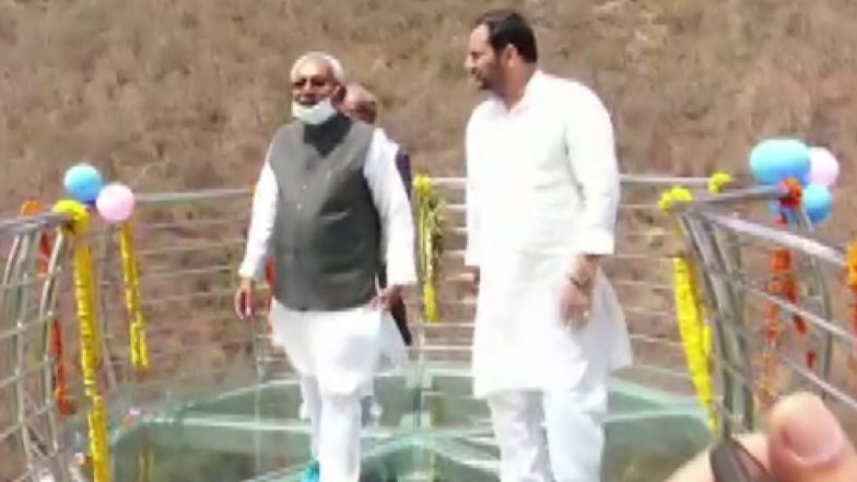 Bihar CM Nitish Kumar Inaugurates ‘Nature Safari’ at Rajgir; See Pics