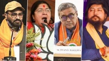 West Bengal Assembly Elections 2021: 4 BJP MPs Babul Supriyo, Locket Chatterjee, Swapan Dasguta, Nisith Pramanik to Contest Upcoming Polls in The State