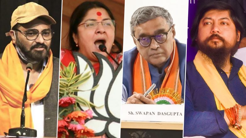 West Bengal Assembly Elections 2021: 4 BJP MPs Babul Supriyo, Locket Chatterjee, Swapan Dasguta, Nisith Pramanik to Contest Upcoming Polls in The State