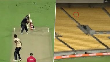 Aaron Finch Unleashes Stunning Switch Hit to Complete Half-Century During New Zealand vs Australia 3rd T20I 2021 (Watch Video)