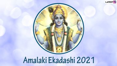 Amalaki Ekadashi 2021 Date, Shubh Muhurat and Ekadashi Tithi: Auspicious Timings, Rituals, Amalaka Ekadashi Significance and Celebrations to Worship Lord Vishnu and Goddess Lakshmi